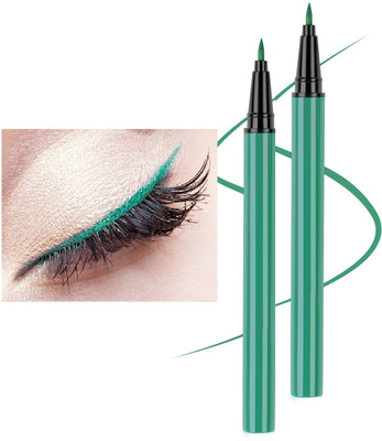 tanvi27 New Sketch Liquid Green Eyeliner Felt-Tip Applicator 4 g(Green)