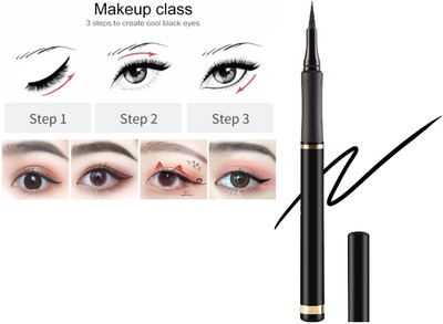 FELICECHIARA Eyeliner Waterproof | Long Lasting | Smudge-Proof | Quick Drying 5 g(BLACK)