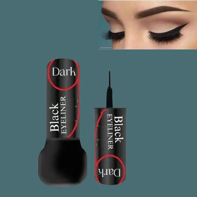 RED4 Matte Eyeliner Long Lasting Waterproof Soft abd Creamy rich Color Blendable 6 ml(Black)