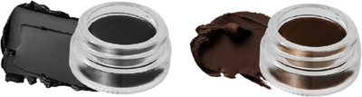 Neycare eyeliner with matte water proof new look perfect pack of 2 6 g(MULTI COLOR)