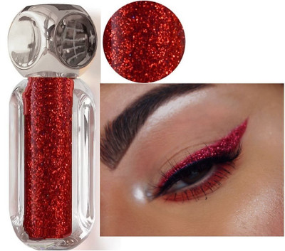 THTC Sparkle Liquid Eyeliner – Metallic Glitter Finish 3.5 ml(glitter red)