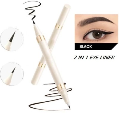 Jiwoo Eyeliner Jet Black Bamboo Liquid Eyeliner Water Proof 1.5 ml(black)