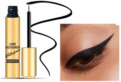 WOONGMI Highly Pigmented & Eye Makeup Liner For All Skin Types 8 ml(Gold)