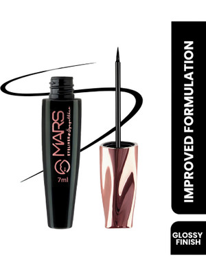 MARS Glossy Liquid Eye Got This Eyeliner | Quick Drying & Smudge Proof | Long Lasting 7 ml(Jet Black)