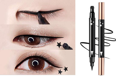 SHENYCOLORS Winged eyeliner made simple with the 2-in-1 stamp. 20 g(BLACK)