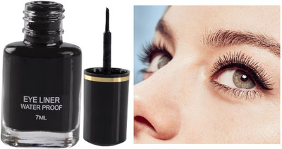 Luster Shine Smudgeproof Eyefinity Eye liner Sweat Proof, Long Lasting, Matte Finish 6 ml(BLACK)