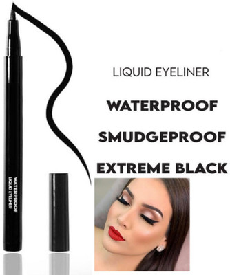 Jiwoo liner waterproof and 24h lonlasting and shinny black 1.5 ml(black)