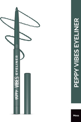 Glam21 Peppy Vibes Eyeliner Matte Finish Stays upto 10hrs Smudge & Waterproof 0.4 g(Moss)