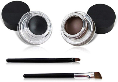 nn SUPER PERFECT NEW GEL EYELINER EASY TO USE PACK OF 2 6 g(Multicolor)