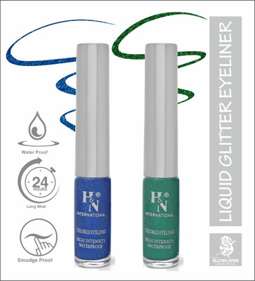 HIGHLIGHT NAILS EL1-CB (EL1-05 ) ( EL1-08)_HH 6 ml(GLITTER BLUE::GLITTER GREEN)