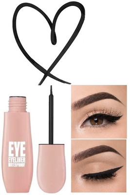 Luster Shine Intense Matte | Smudge-proof | Quick Drying Eyeliner 10 ml(BLACK)
