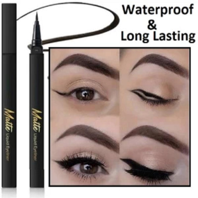 tanvi27 Matte Liquid Eyeliner Pen - Waterproof1 1.5 ml(black)
