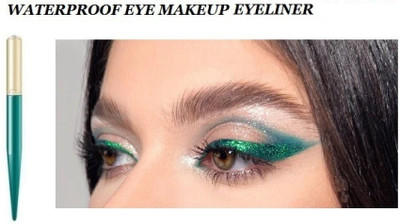 GFSU - GO FOR SOMETHING UNIQUE Transfer Proof | Shimmer Sparkles liquid eyeliner 1.5 ml(green)