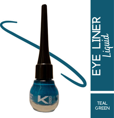 KINDED Matte Finish Smudgeproof Insta Bold Look Soothing Colour Quick Drying Eyeliner 5 ml(Teal Green)