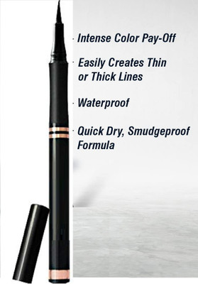 AMOSFIA 24H Ultra Fine Smudge and Water Proof Sketch Eyeliner 5 g(Bold Black)
