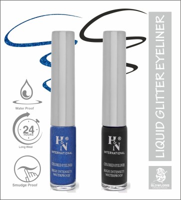 HIGHLIGHT NAILS EL1-CB (EL1-05 ) ( EL1-03)_HH 6 ml(GLITTER BLUE::BLACK)