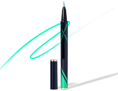 adbeni Glitter Eyeliner For Statement Looks| Sparkly Color| Felt Tip| Highly Pigmented 2.5 ml(Green)