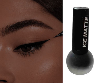 Emijun Waterproof Matte Liquid Eyeliner Smudge Proof And Long Lasting 3.5 g(BLACK)