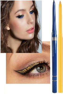 Vyomiris 3 in 1 product as a kajal, eyeliner and lip liner 3 g(GOLDEN, BLUE)