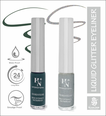 HIGHLIGHT NAILS HN-EL1-CB (EL1-01 ) ( EL1-14) 6 ml(ARABIAN GREEN::SILVER)