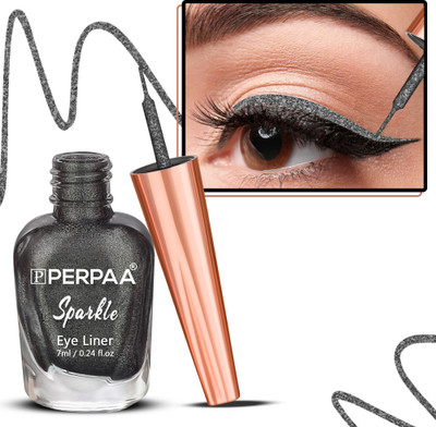 Perpaa Waterproof & Long-Lasting Liquid Eyeliner for Women 7 ml(Grey)