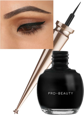 MYEONG Deep Black Waterproof & Smudge Proof, Long Lasting Matte Eyeliner 5 ml(Black)