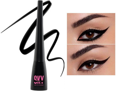 DARYUE Deep Black Liquid Eyeliner | Waterproof Eyeliner | Smudge-Proof Eyeliner 4.8 ml(BLACK)