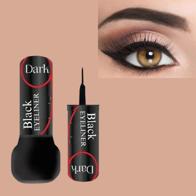 RED4 Nontransfer Eyeliner Longlasting Waterproof Soft abd Creamy rich Color Blendable 6 ml(Black)