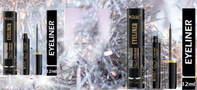 kKode beutiful shade waterproof eye liner pack of 2 40 ml(Black)