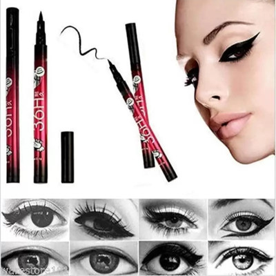 Deeparth 36H Hours Stay Waterproof & Long Lasting Black Pack Of 4 2.5 ml(Black)