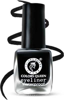COLORS QUEEN Liquid Matte Eyeliner | Long Lasting, Quick Drying Eyeliner Waterproof Black 3.5 ml(Black)