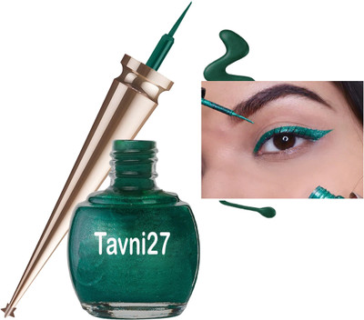 tanvi27 Green Color Liquid Eyeliner With Quick Drying Formula 5 ml(Green)