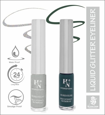 HIGHLIGHT NAILS EL1-CB (EL1-11 ) ( EL1-01)_HH 6 ml(PEARL WHITE::ARABIAN GREEN)