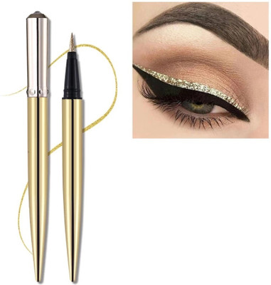 AFARAXIA Instant gold eyeliner Waterproof Matte Liquid Eyeliner, 6 g(gold)