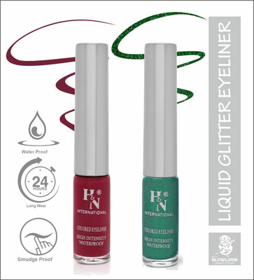HIGHLIGHT NAILS EL1-CB (EL1-15 ) ( EL1-08)_HH 6 ml(WATER MELON::GLITTER GREEN)