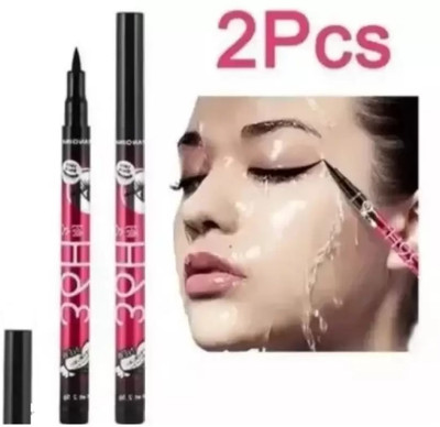 Deeparth (Pack_2) Waterproof Long-Staying 36H Liquid Precision Eyeliner 2.5 ml(Black)