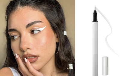 BLUEMERMAID NEW MATTE LOOK WHITE SKETCH EYELINER FOR EYE MAKEUP 2 ml(WHITE)