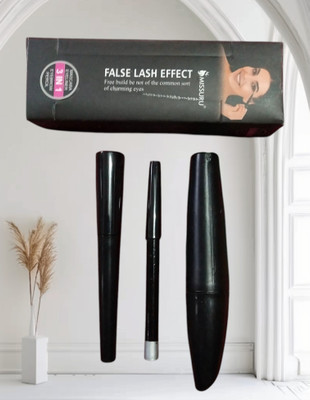 Deeparth Eye Magic 3-in-1 Eyeliner combo Eyliner, Maskara, Eyebrow Pencil Easy to Use 2.5 ml(Black)