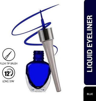 THTC Water Proof | Smudge Proof | Long Lasting Liquid Color Eyeliner 6 ml(blue)
