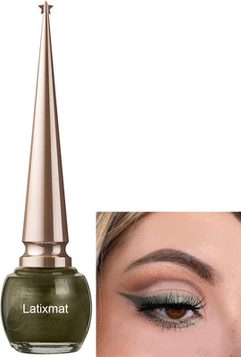 Latixmat Smudgeproof Liquid Color Eyeliner Matte finish Coffee Eyeliner for Women 5 ml(Coffee)