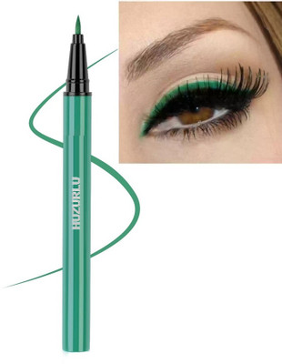HUZURLU Liquid EyeLiner Smudge Proof Sketch Pen 1 ml(GREEN)
