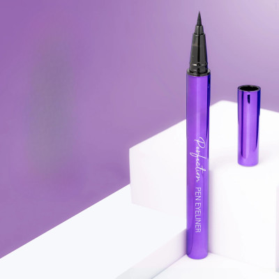 DARVING Professional Waterproof Long Lasting Sketch Pen Eyeliner Jet Black 0.6 ml(BLACK)