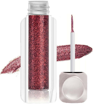 MYEONG Makeup Sparkly Glitter Liquid Glitter Eyeliner 3.5 ml(Rose Pink)