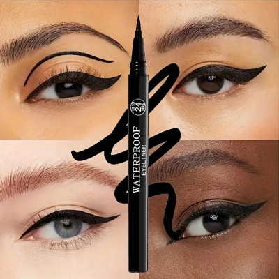 luzimaisa Super Fine Liquid Eyeliner Pen Waterproof, Quick-Dry Formula 1.5 g(black)