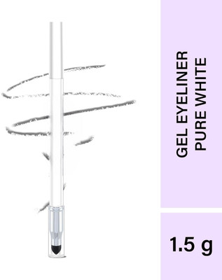 Richee Play n Blend Gel Eyeliner | One Stroke Application 1.5 g(PURE WHITE)