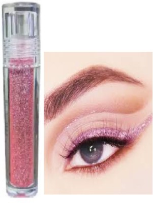 Luipui pink glitter eye liner pack of 1 waterproof and long lasting 7 ml(pink)