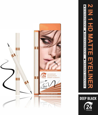 GULGLOW99 2-in-1 HD Matte Eyeliner 1.5 ml(BLACK)