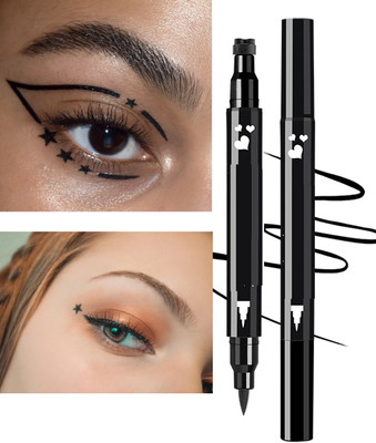 Sheny Long Lasting Eyeliner With Star Pattern Tattoo 10 g 20 ml(BLACK)