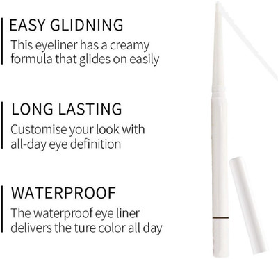 GFSU - GO FOR SOMETHING UNIQUE Long Lasting, Highly Pigmented, No Smudging White Eyeliner 1.5 g(White)