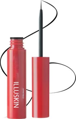 ILLUSKIN Waterproof and Glossy Eye Liner 3.5 ml 3.5 ml(DEEP BLACK)